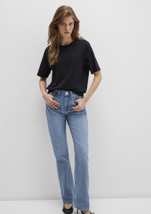 Mavi Tricou Negru Regular Femei [2]