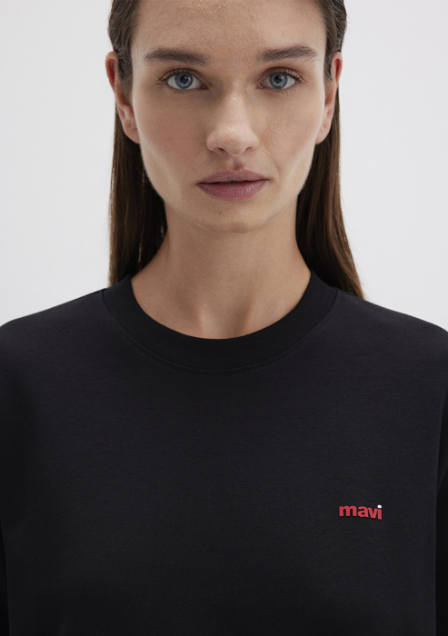 Mavi Tricou Negru Regular Femei [5]
