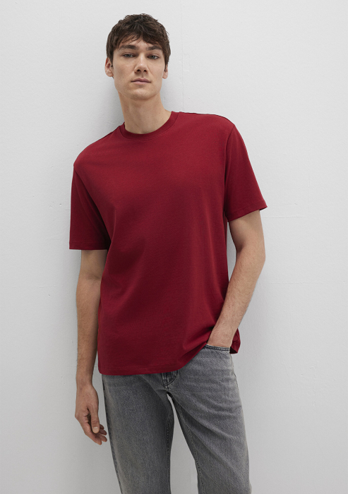 Mavi Tricou Rosu Loose Barbati [1]