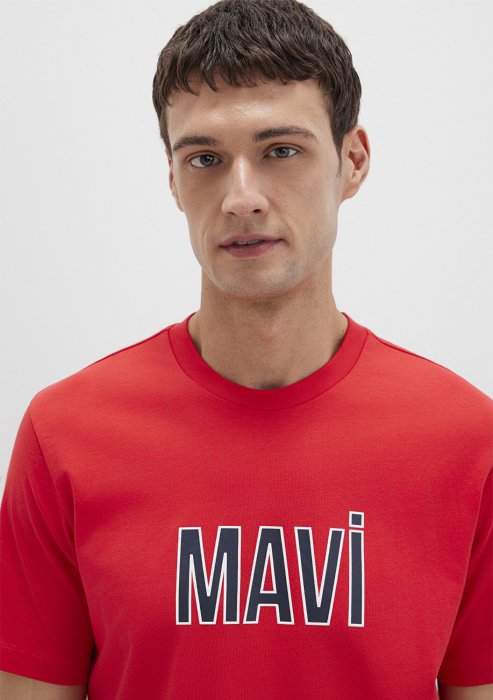Mavi Мужская Футболка Красная Regular [5]