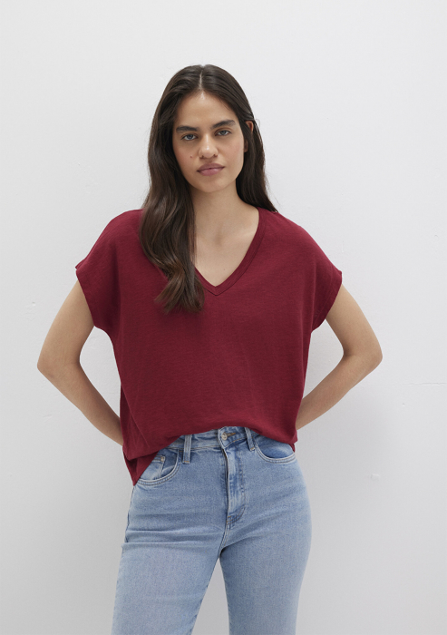 Mavi Tricou Rosu Regular Femei [1]