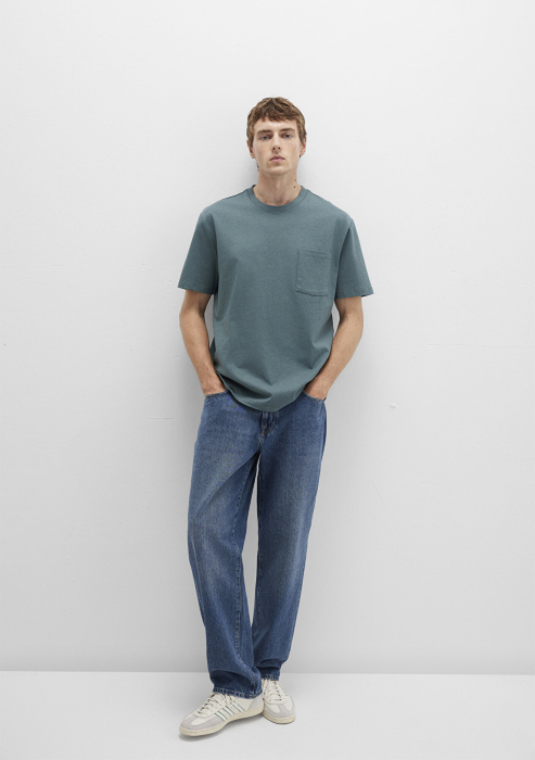 Mavi Tricou Verde Loose Barbati [2]