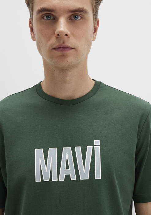Mavi Tricou Verde Regular Barbati [5]