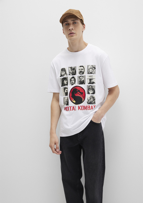 Mavi Tricou Alb  Barbati [3]