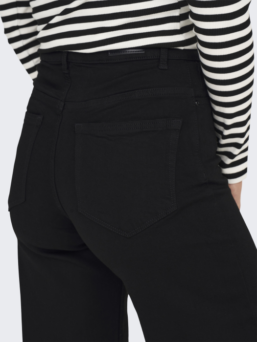 Only Blugi Negri Bottom Wide Femei [4]
