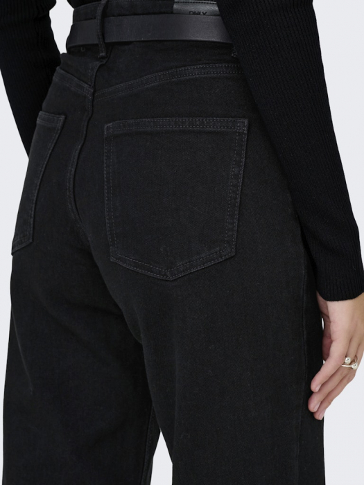ONLY Blugi Black Denim Juicy Wide Femei [5]