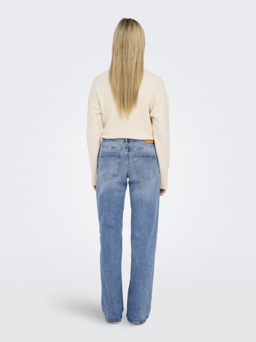 Only Blugi Albastri Bottom Straight Femei [2]