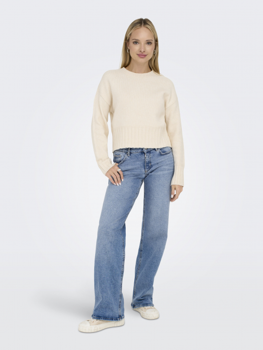 Only Blugi Albastri Bottom Straight Femei [3]
