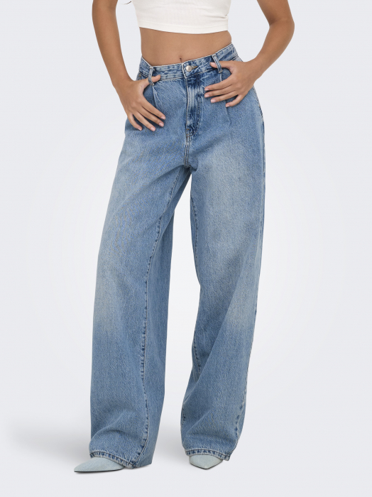 Only Blugi Albastri Deschisi Bottom Femei [4]