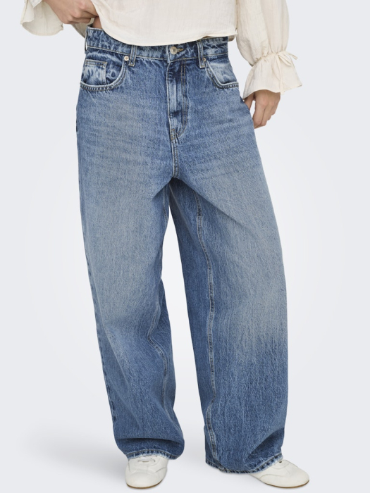 Only Blugi Albastri AMBER Baggy Femei [2]