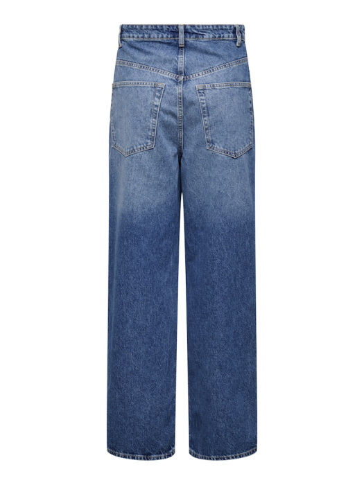 ONLY Blugi Medium Blue Denim Bottom Baggy Femei [2]