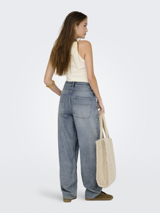 ONLY Женские Джинсы Medium Blue Denim Gia Baggy [4]