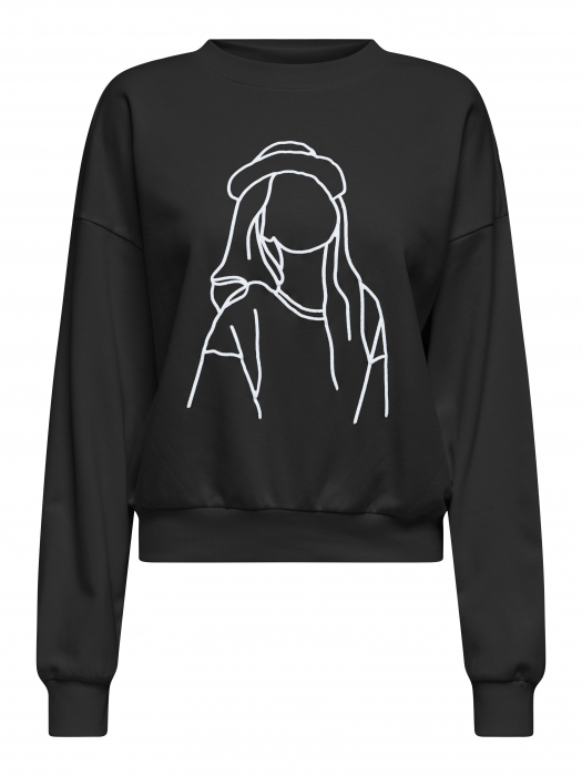 Only Bluza Neagra  Femei [1]