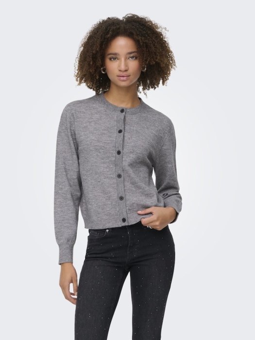 ONLY Женский Кардиган Светло-Серый  [2]