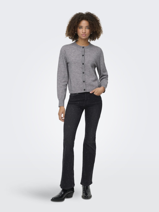 ONLY Женский Кардиган Светло-Серый  [1]