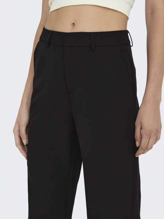 Only Pantaloni Negri Wide Femei [5]