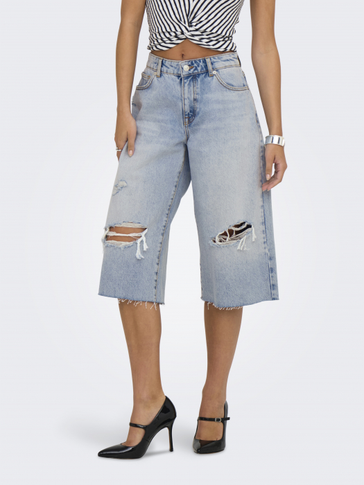 Only Женские Шорты Светло-Синие Loose [2]