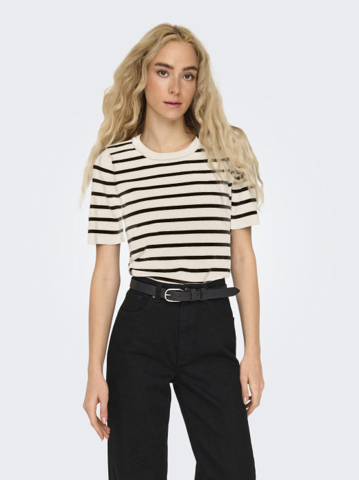 Only Свитер Cloud Dancer Black Str [1]