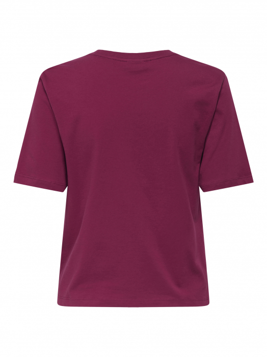 Only Tricou Rosu Visiniu  Femei [3]