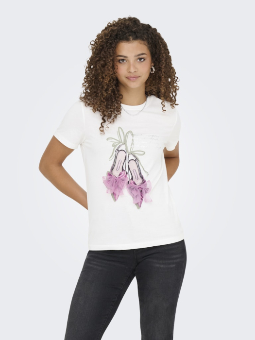ONLY Tricou Cloud Dancer Shoes  Femei [2]
