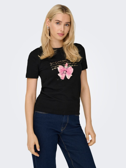 ONLY Tricou Negru  Femei [3]