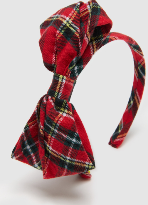 OVS Kids Accesorii Pentru Par Red Check Fete 3-10 Ani [3]