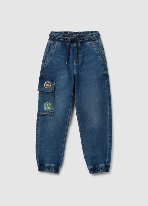 OVS Kids Blugi Cu Elastic Medium Blue Baieti 3-10 Ani [1]