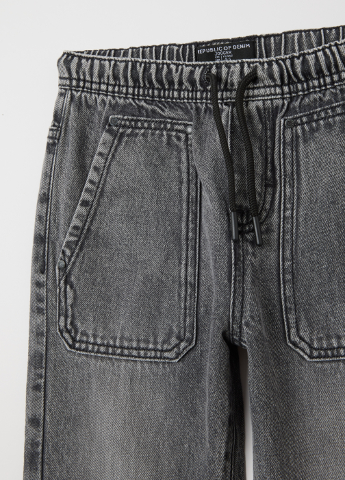 OVS Kids Blugi Cu Elastic Negri Baieti 3-10 Ani [3]