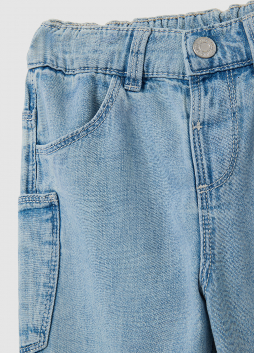 OVS Kids Blugi Light Blue Baieti 9-36 Luni [3]