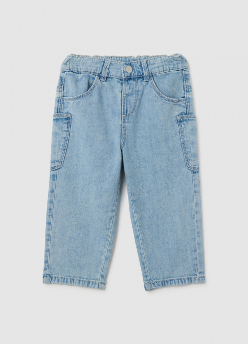 OVS Kids Blugi Light Blue Baieti 9-36 Luni [1]