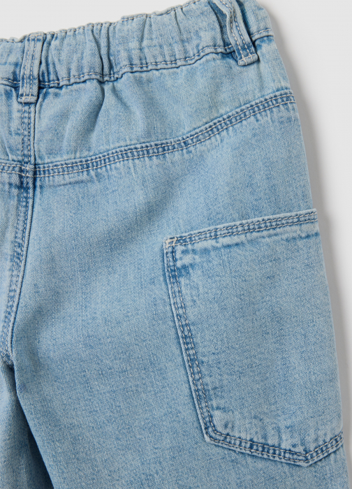 OVS Kids Blugi Light Blue Baieti 9-36 Luni [4]