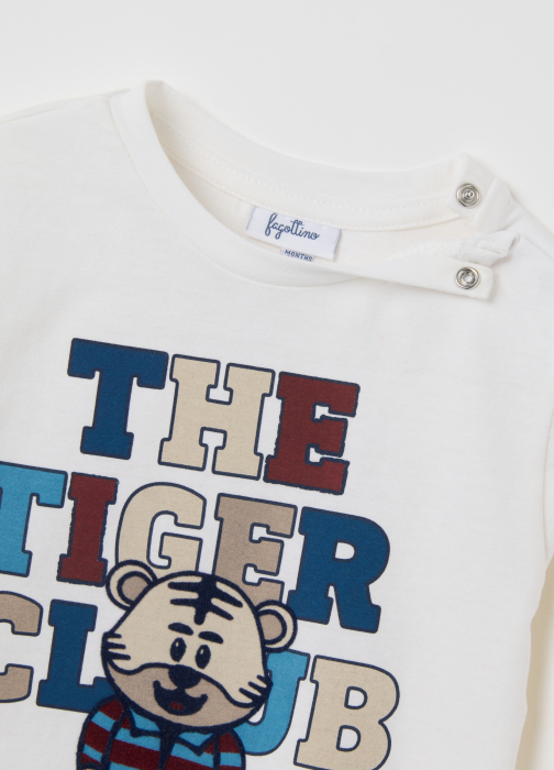 OVS Kids Bluza Alba Baieti 9-36 Luni [2]