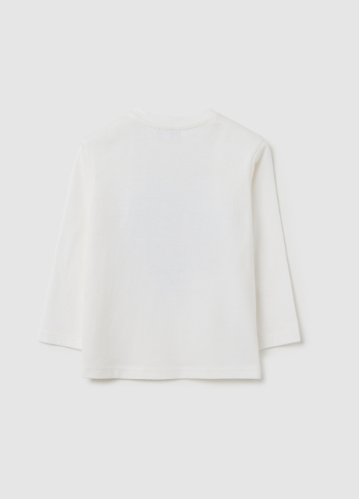 OVS Kids Bluza Alba Baieti 9-36 Luni [4]