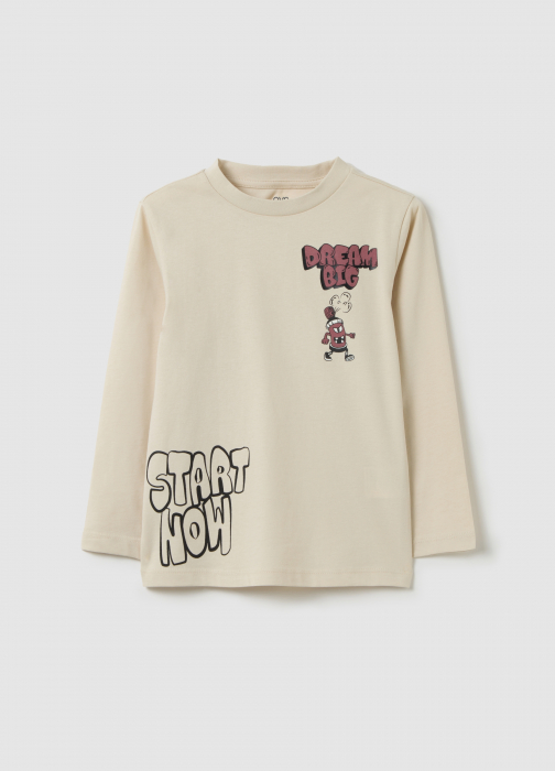 OVS Kids Bluza Bej Baieti 3-10 Ani [1]