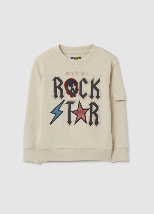 OVS Kids Bluza Bej Baieti 3-10 Ani [1]