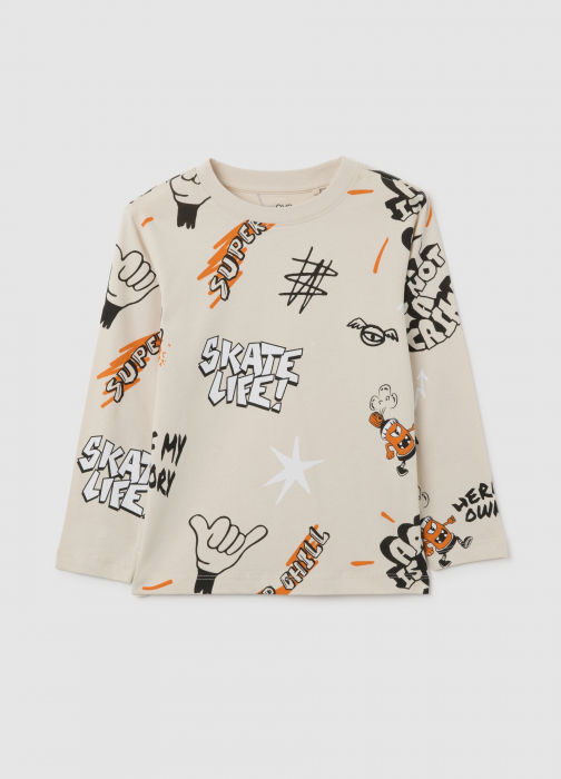 OVS Kids Bluza Bej Baieti 3-10 Ani [1]