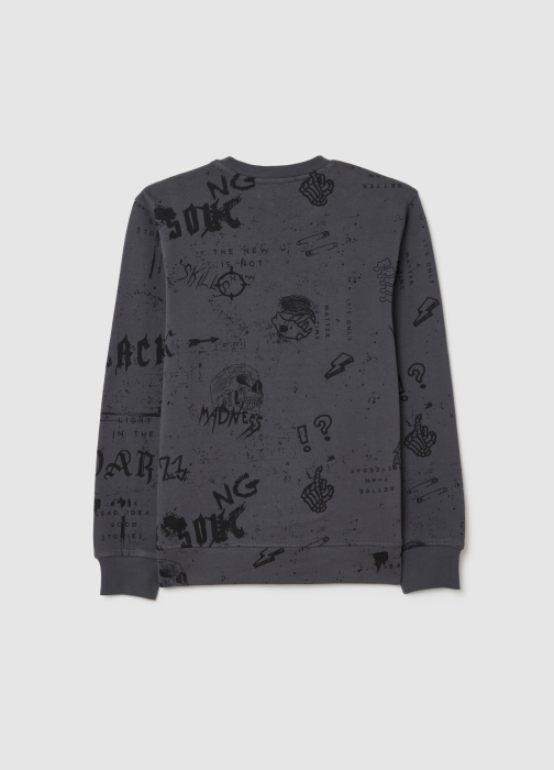 OVS Kids Bluza Blackened Pearl Baieti 10-15 Ani [2]