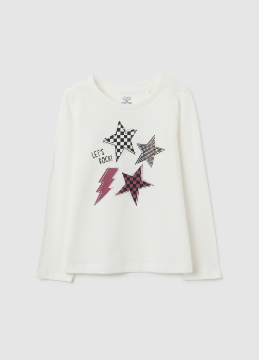 OVS Kids Bluza Blanc De Blanc Fete 3-10 Ani [1]