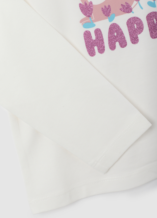 OVS Kids Bluza Blanc De Blanc Fete 3-10 Ani [4]