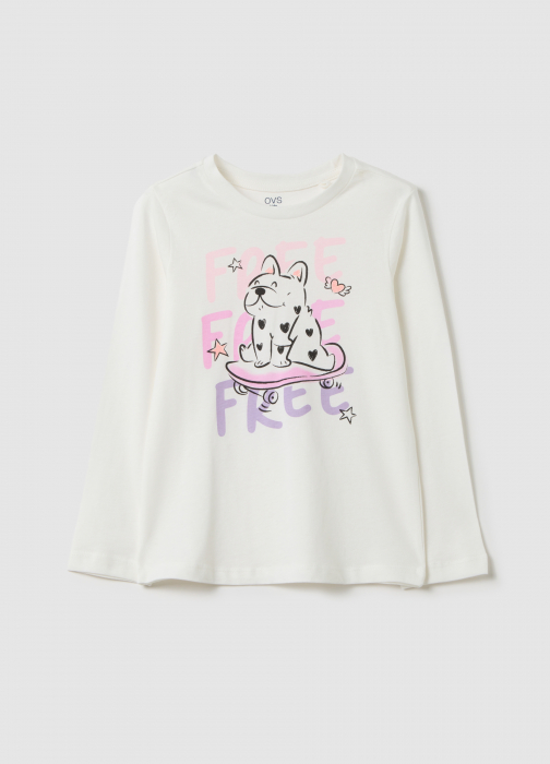 OVS Kids Bluza Blanc De Blanc Fete 3-10 Ani [1]