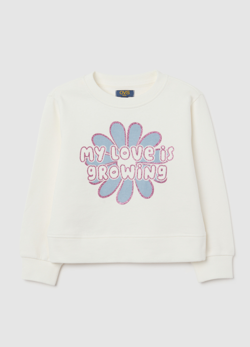 OVS Kids Bluza Blanc De Blanc Fete 3-10 Ani [1]