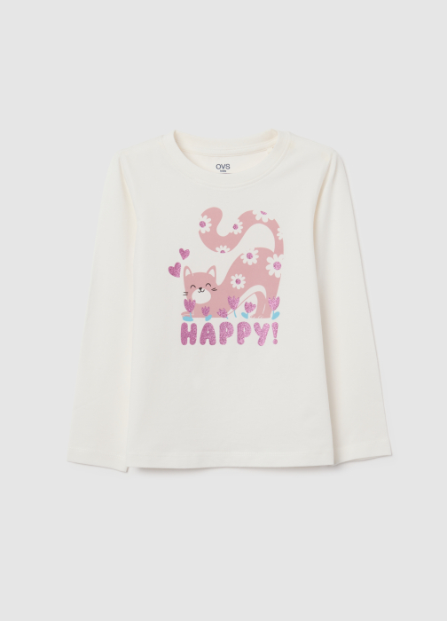 OVS Kids Bluza Blanc De Blanc Fete 3-10 Ani [1]
