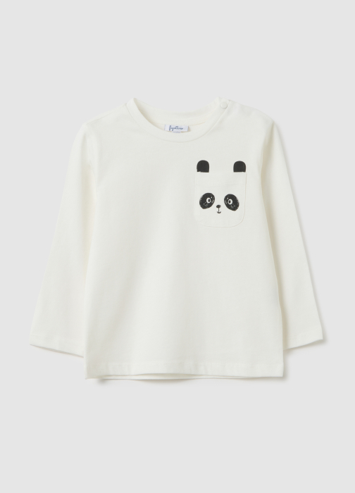 OVS Kids Bluza Bright White Baieti 9-36 Luni [1]