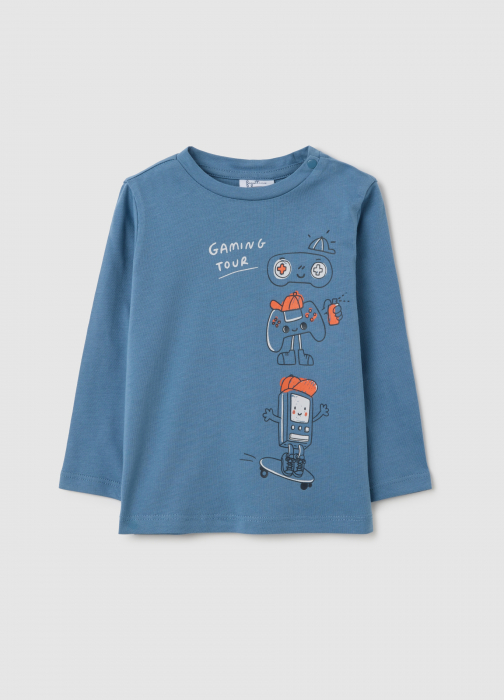 OVS Kids Bluza Copen Blue Baieti 9-36 Luni [1]
