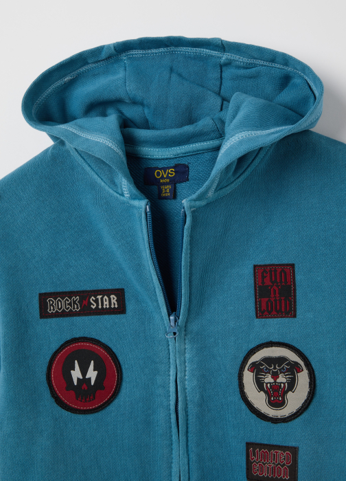 OVS Kids Bluza Cu Fermuar Provincial Blue Baieti 3-10 Ani [3]