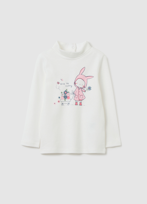 OVS Kids Bluza Cu Fermuar White Alyssum Fete 9-36 Luni [1]