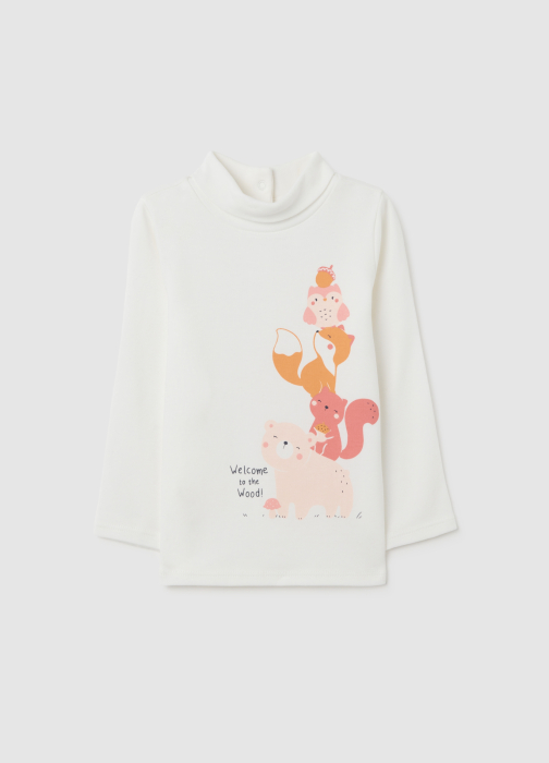 OVS Kids Свитшот На Молнии Для Девочек White Alyssum 9-36 Месяцев [1]