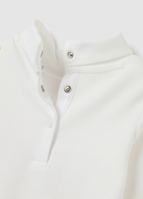 OVS Kids Bluza Cu Fermuar White Alyssum Fete 9-36 Luni [4]