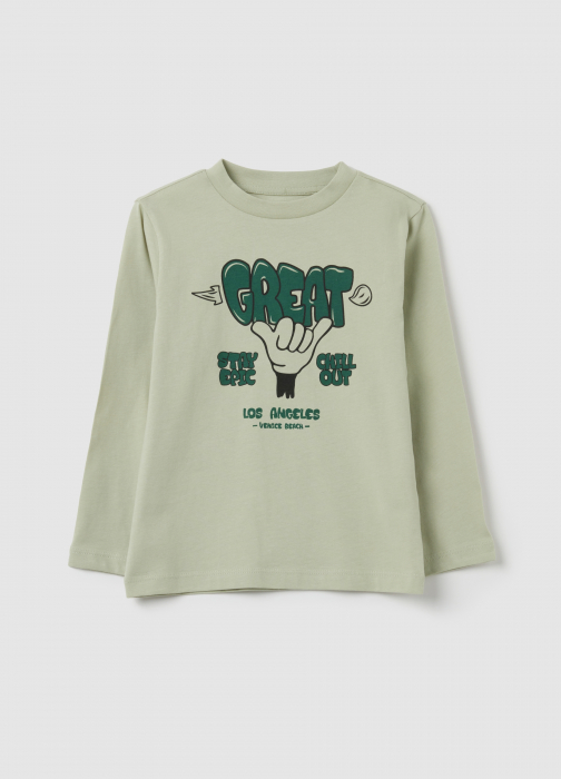 OVS Kids Bluza Desert Sage Baieti 3-10 Ani [1]