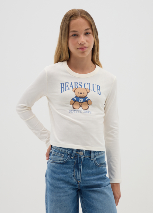 OVS Kids Свитшот Для Девочек Серый/Белый 10-15 Лет [1]